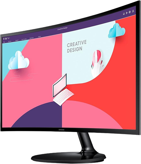  Samsung_24-inch_59.8cm__FHD__75_Hz__1800R_Curved_1_920_x_1_080_Monitor